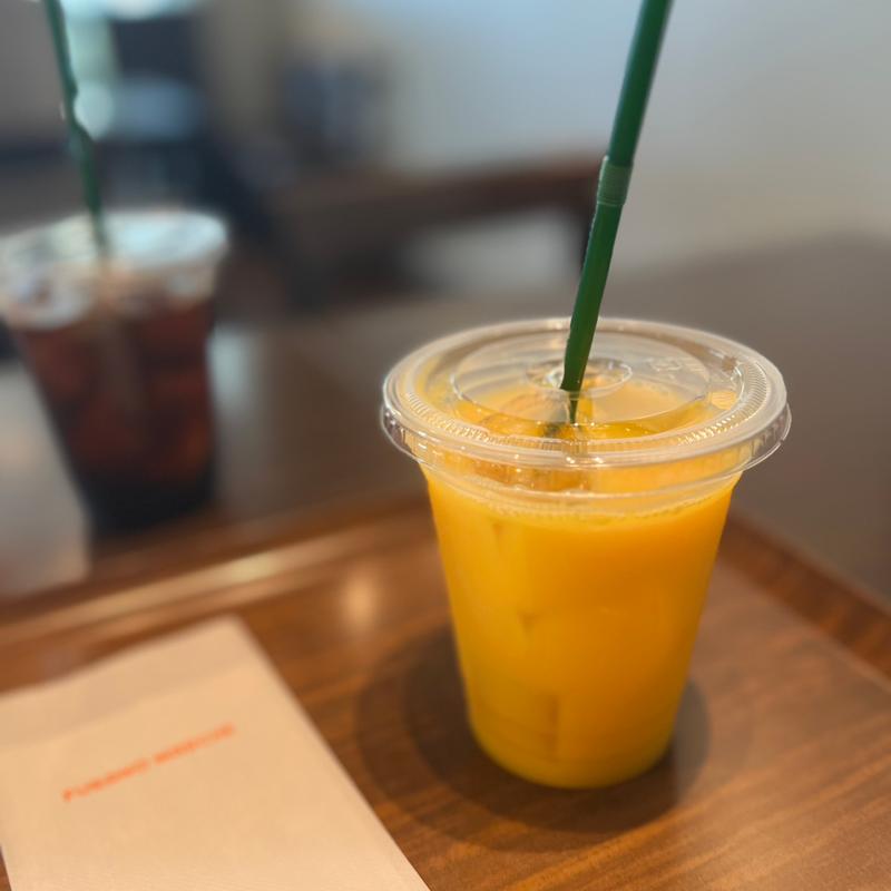 オレンジジュース(フラノカフェ （ＦＵＲＡＮＯ・ＣＡＦＥ）)