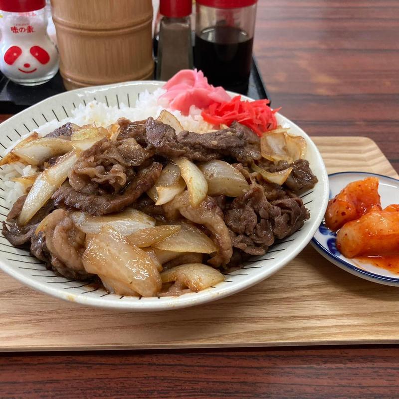 焼肉丼 大盛り(江ノ駒食堂 （江ノ食）)