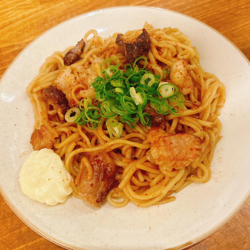 特製ホルモン焼きそば(立ち呑みスタンド ヨッコイショ 守口店)