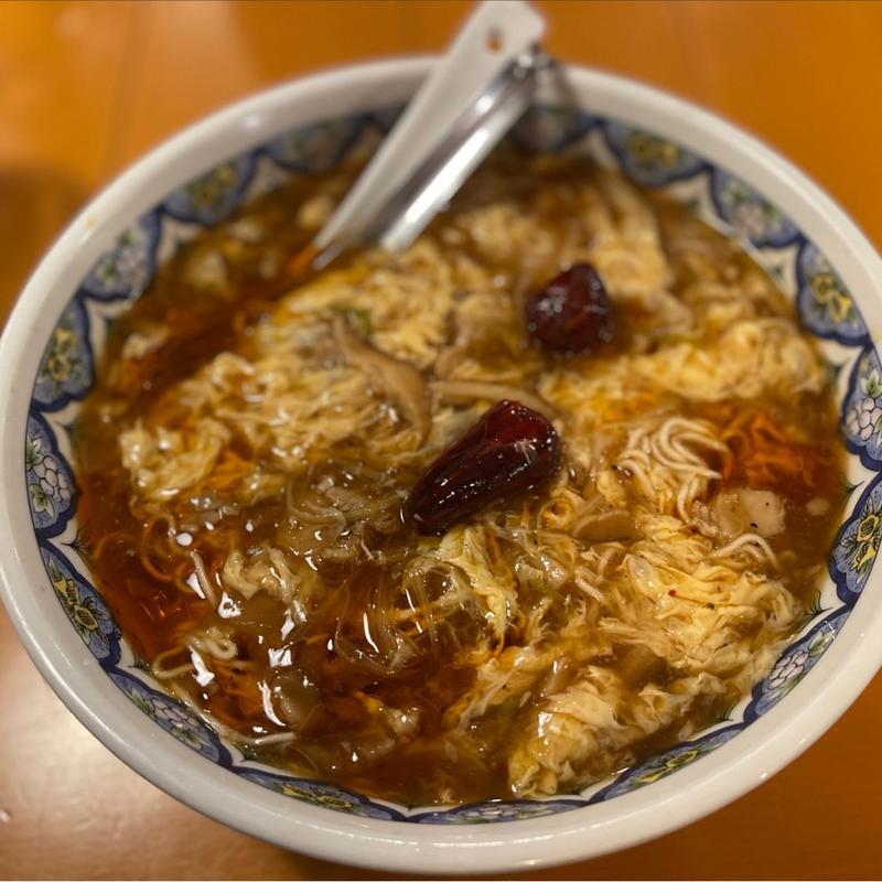 激辛スーラータンメン(揚州商人 横浜スタジアム前店)