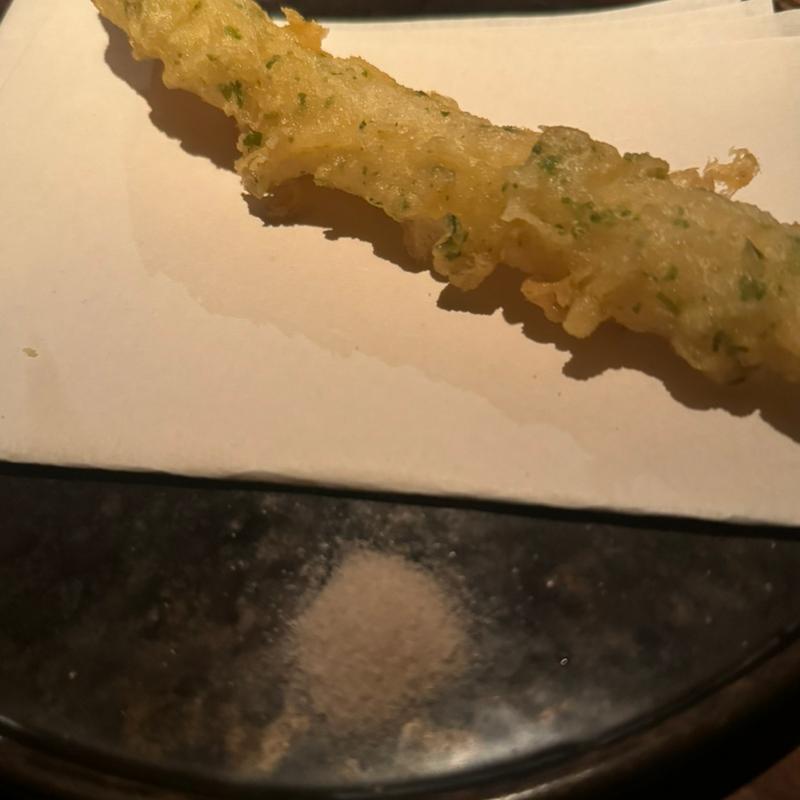 独活の天ぷら(なっぱごちそう 目黒)