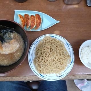 豚鶏つけ麺　餃子セット(らぁめんつけめん 江戸一)