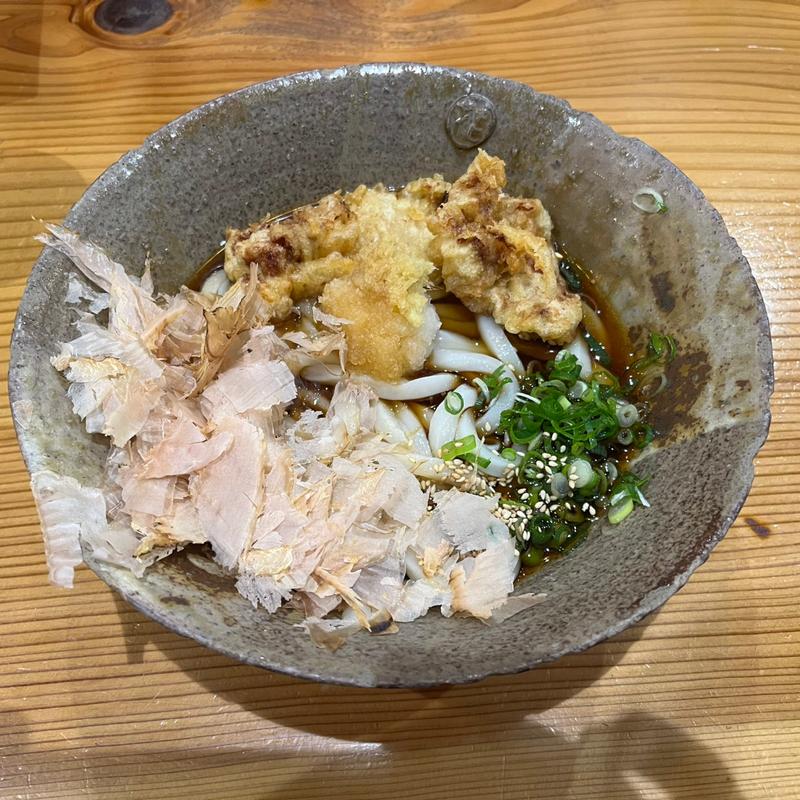 鶏天ぶっかけ(花がつお by花菜)