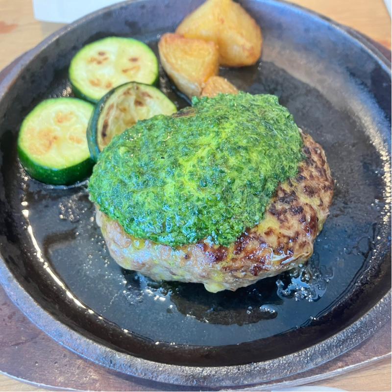 自家製ハンバーグ(Schmatz beer dining takeshiba シュマッツ・ビア・ダイニング 東京ポートシティ竹芝)