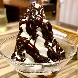 北海道ソフトクリーム チョコソース