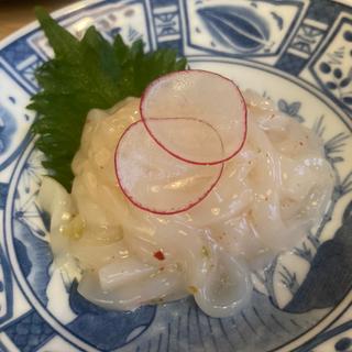 イカの柚子塩辛(博多海鮮 和たつ美 博多本店)