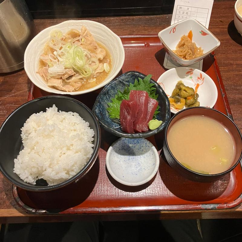 豚バラみそ煮定食(五鐡)