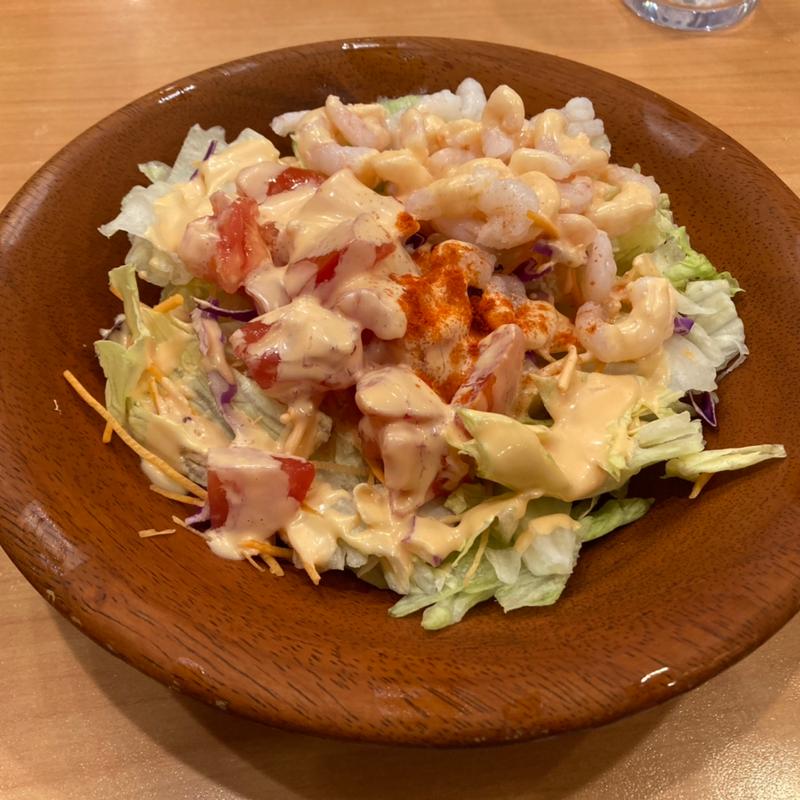 小エビのサラダ(サイゼリヤ 池袋60階通り2号店)