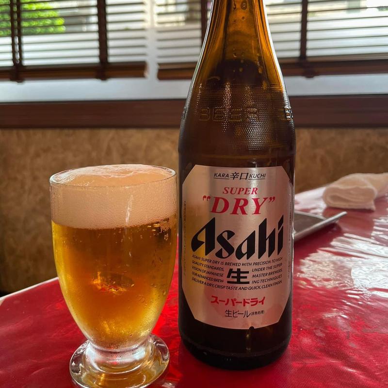 アサヒスーパードライ 中瓶(中国料理 宝山)