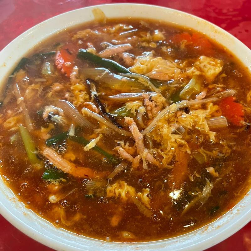 オリジナル辛味スープそば(中国料理 宝山)