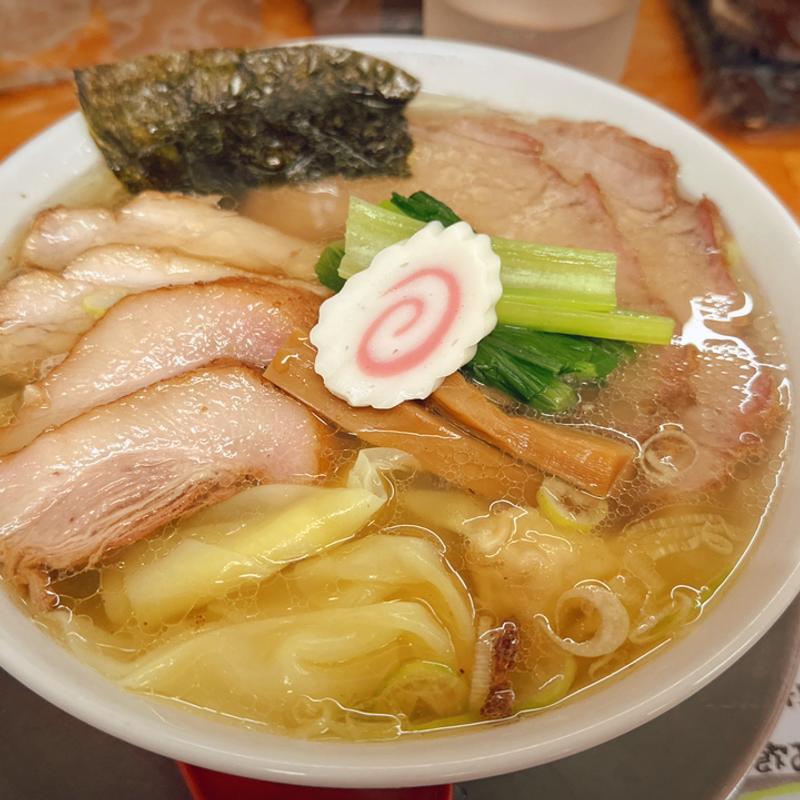 神志流手打ちチャーシューワンタン麺(栃木中華そば 神志)