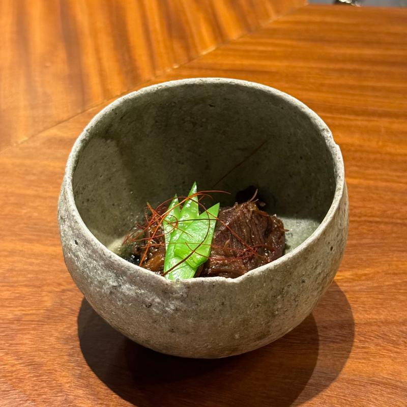 和牛ほほ 山椒煮(焼肉割烹QUON)