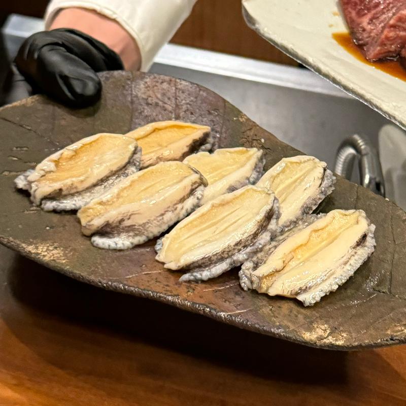 姫あわび(焼肉割烹QUON)