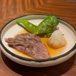 和牛サーロイン焼きしゃぶ(焼肉割烹QUON)