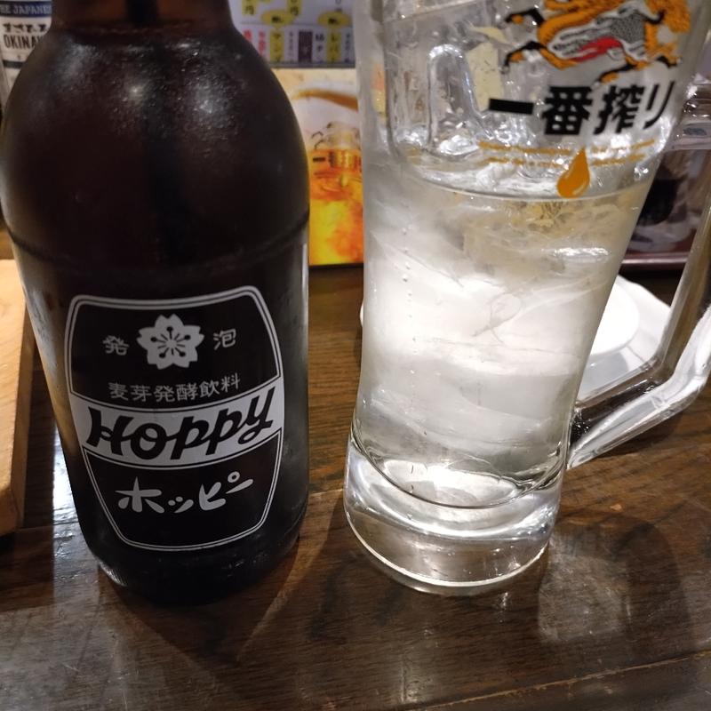 ホッピーセット(天ぷら穴子蒲焼助六酒場)