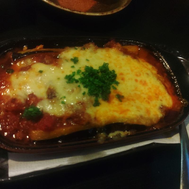 ナスミートチーズ焼き(たらくや)