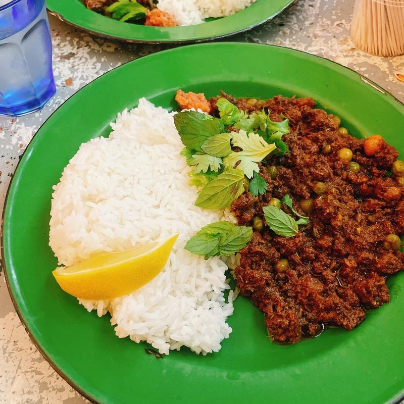 ラム＆ピースなキーマカレー(路地裏カレーTiki)