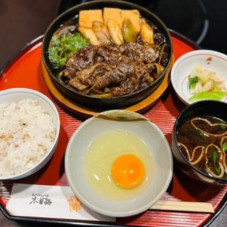 すき焼き定食(木曽路 銀座五丁目店)