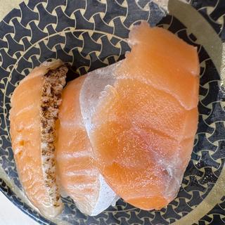 サーモン3種盛り(はま寿司 足立東和店)