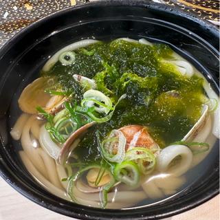 アサリとアオサのうどん(はま寿司 足立東和店)