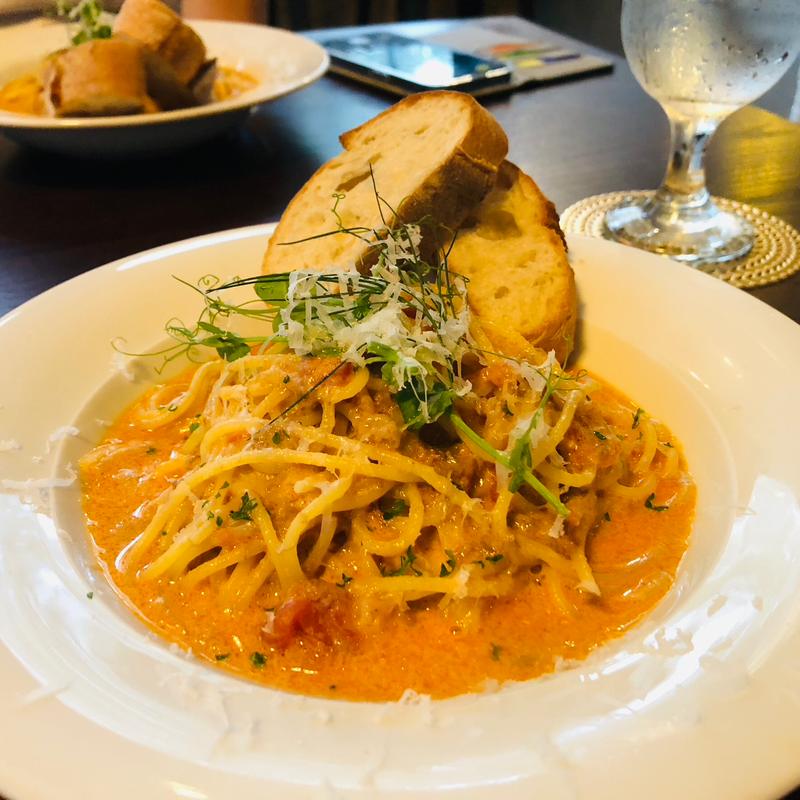 ミートクリームパスタ_ランチパスタコース(黒毛和牛とパスタとワイン Keith pace -キースペース-)