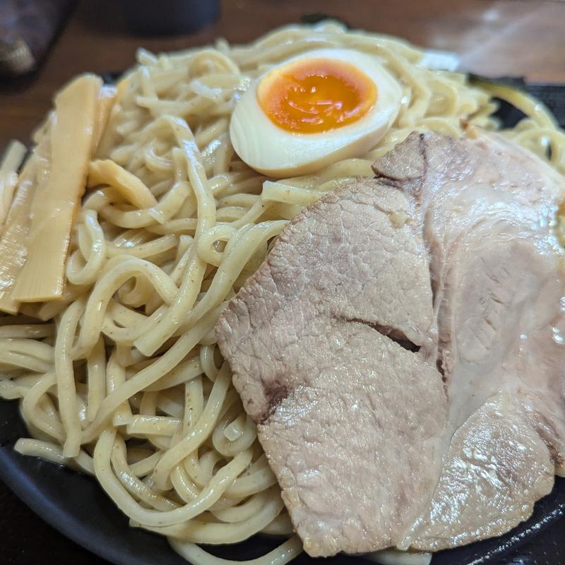 辛いとんこつマー油つけ麺（ストレート太麺）(今田商店)