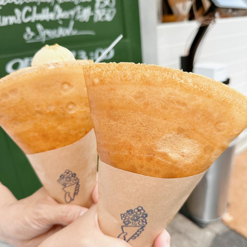 塩キャラメルシュガーバター(ハナサククレープ)