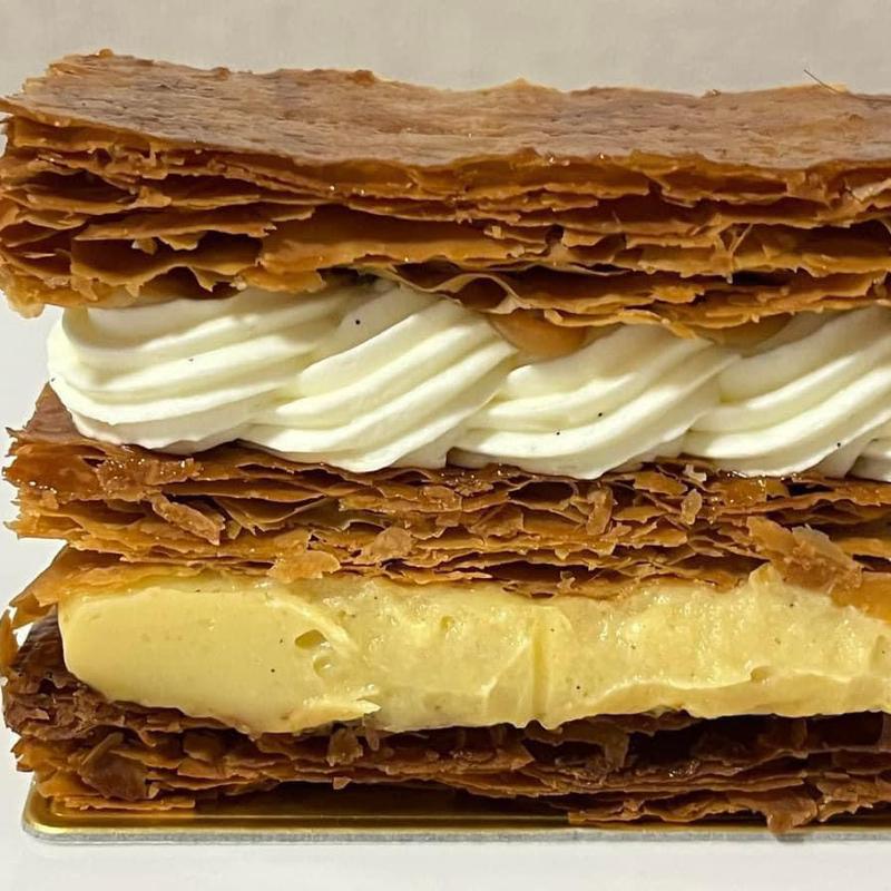 キャラメルと自家製色々マーマレードのミルフィーユ(RIVA chocolatier)