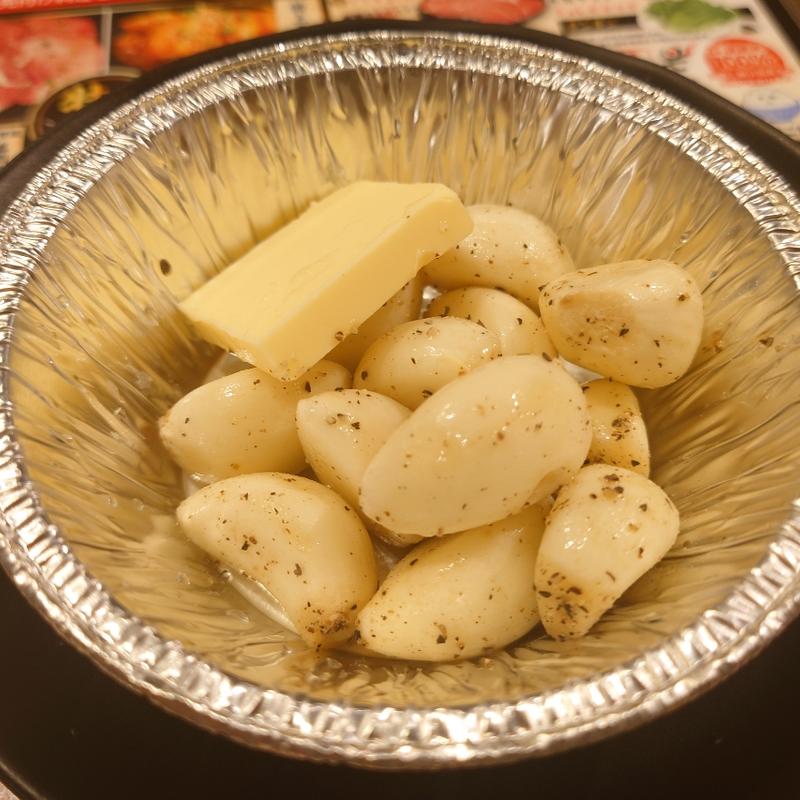 にんにくホイル焼き(牛繁 堀切菖蒲園店)