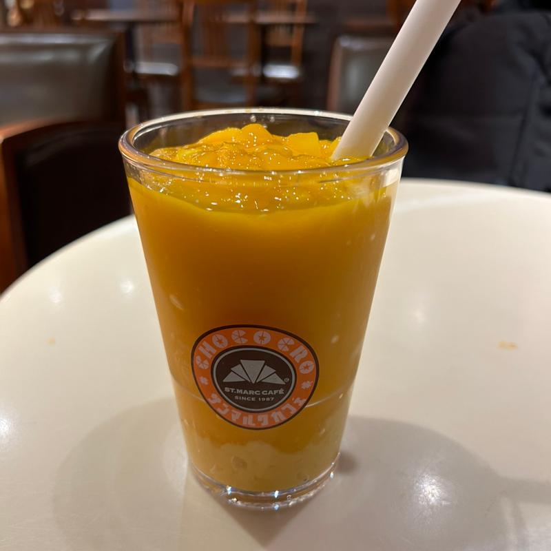 完熟マンゴースムージー(サンマルクカフェ 仙台一番町店)
