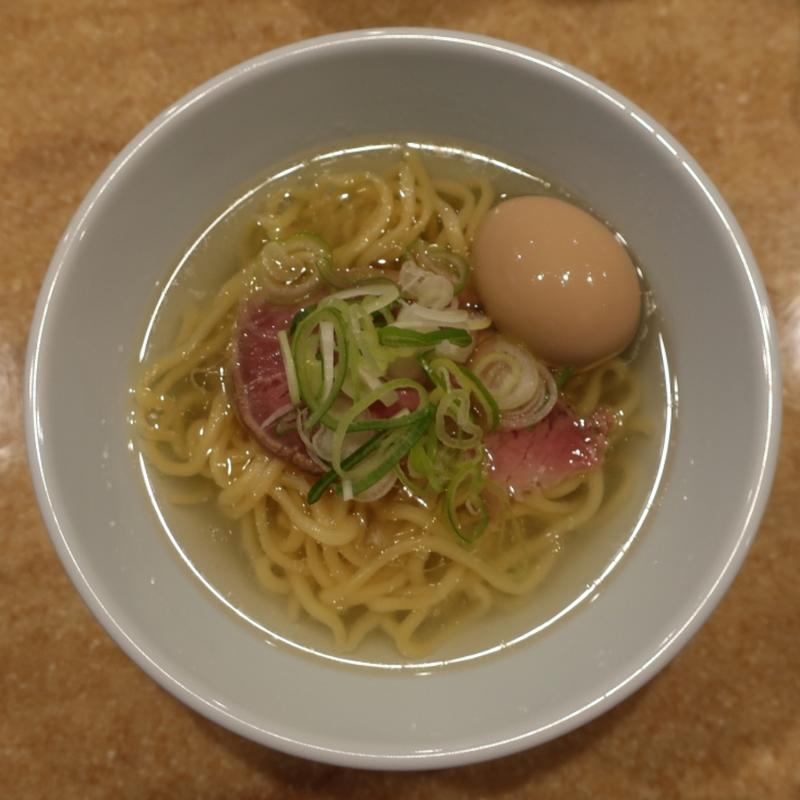 塩中華そば味玉(中華そば　肉と葱)