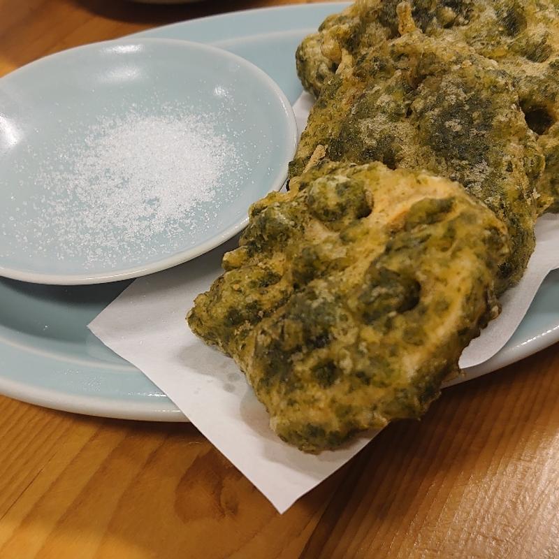 レンコンの磯辺揚げ(大衆酒場BEETLE田町店)