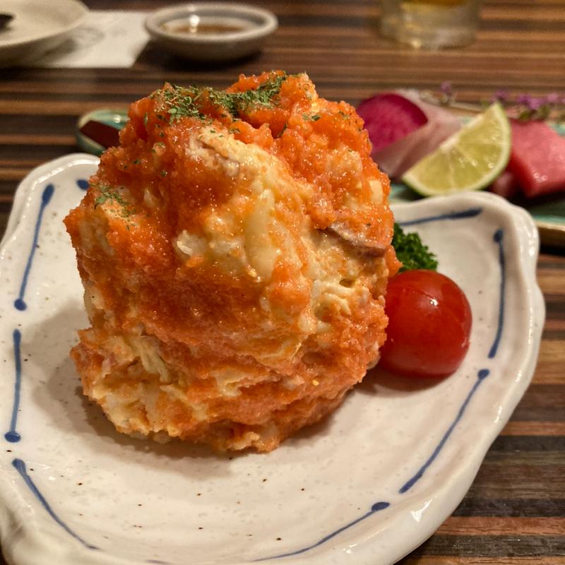 ポテサラめんたいチーズ焼き(居酒屋　はる坊 )