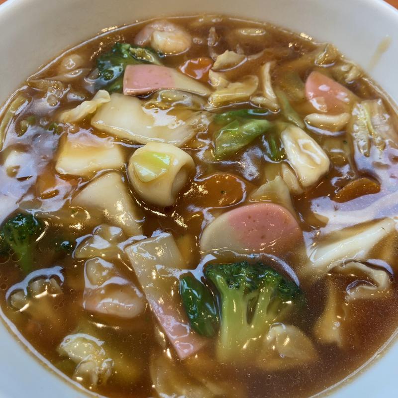 五目あんかけラーメン(日高屋 恵比寿南店)