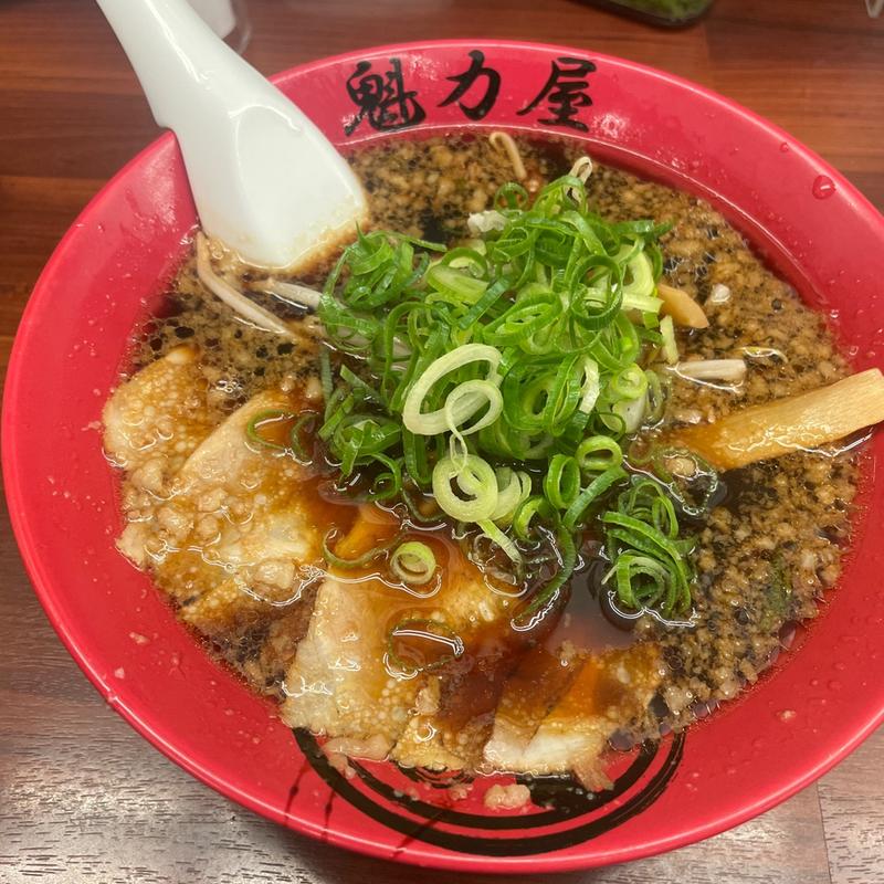 京都漆黒醤油ラーメン  (ラーメン魁力屋 美原店 )