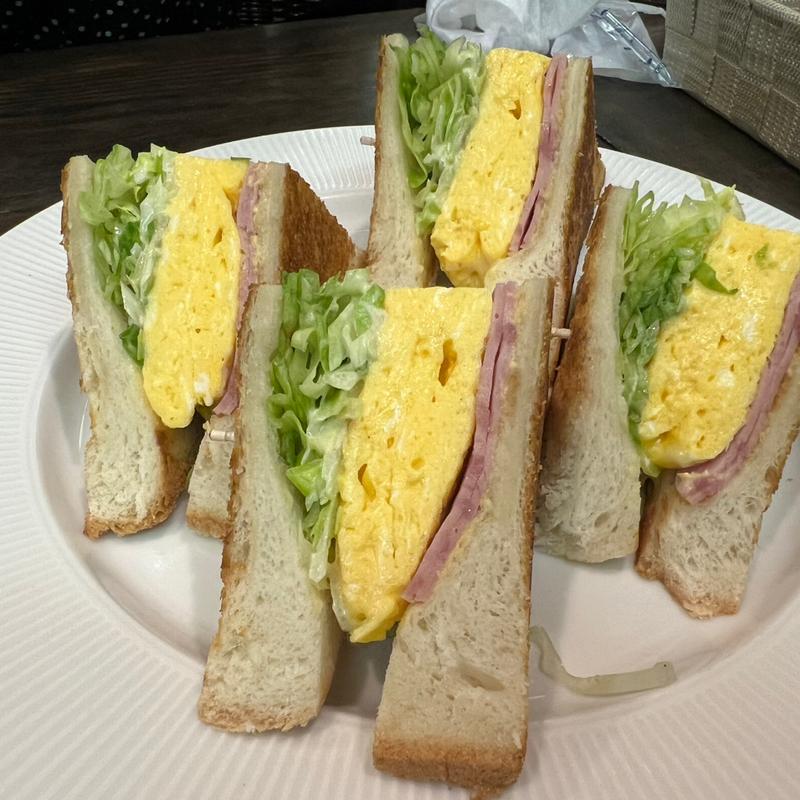 ハムエッグサンド(喫茶 ブリッヂ)