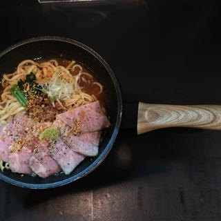 黒毛和牛のチャーシュー増し牛脂そば(房総式ラーメンJINRIKISEN 人力船)