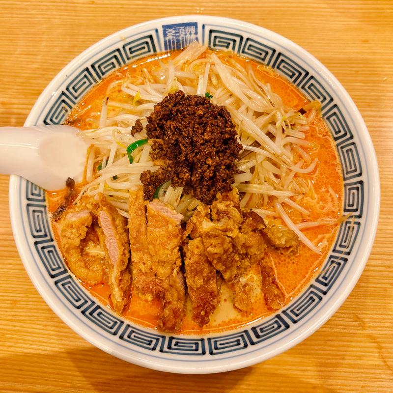 排骨担々麺(希須林 担々麺屋 赤坂店 （キスリン タンタンメンヤ）)