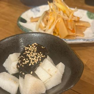 山芋の柚子胡椒和え(田町 黒鶏ファニー)