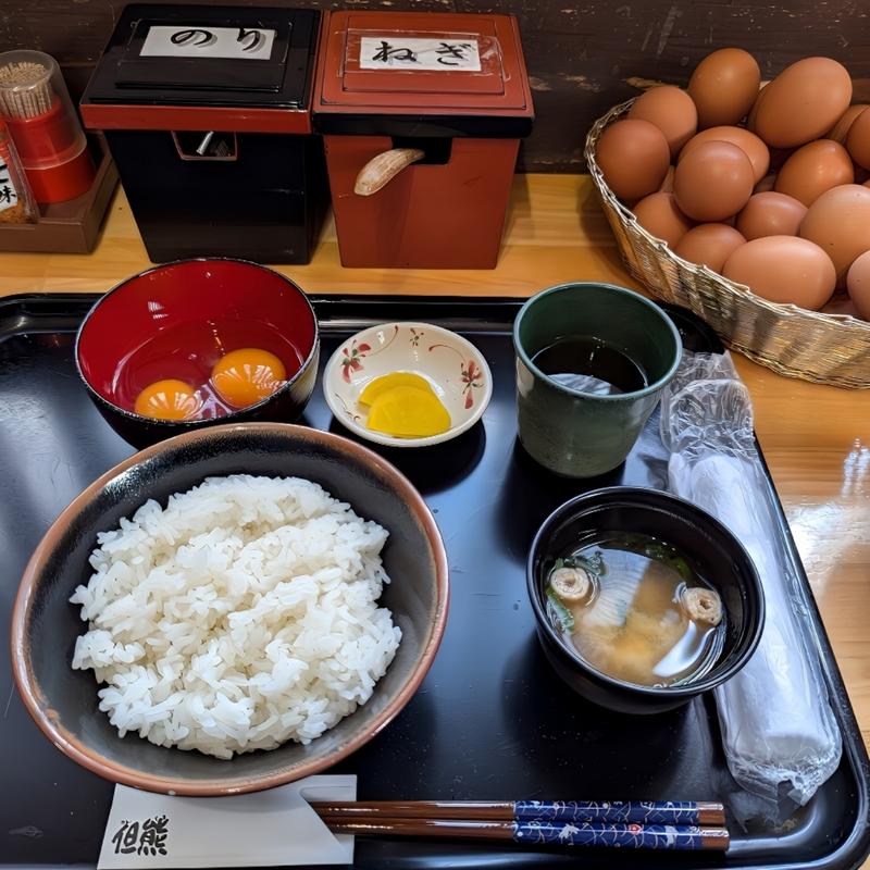 たまごかけごはん(卵かけご飯専門店 但熊)