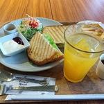 モーニングセット(フレスコサンドカフェ 西条店)