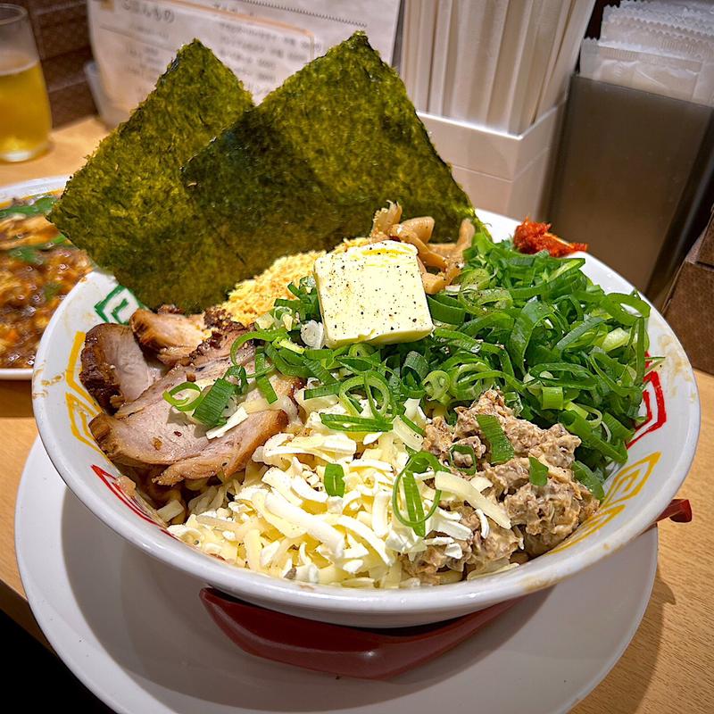 背徳の九条ネギ油そば 300g(ガリデブチュウ)