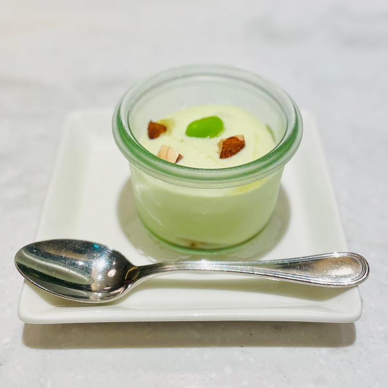 枝豆のエスプーマ(Le Beurre Noisette TOKYO)