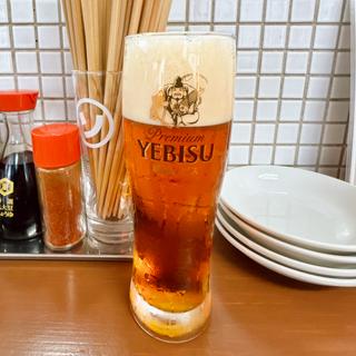 生ビール(琥珀エビス)(大衆食堂スタンドそのだ五反田店)