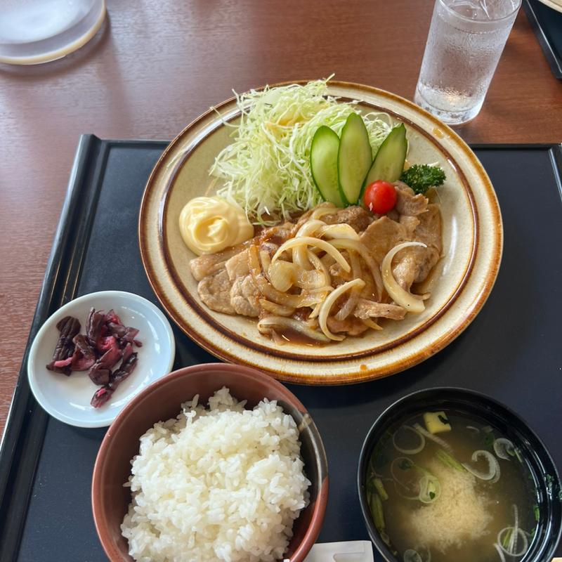 生姜焼き定食(霞ヶ浦カントリー倶楽部 )