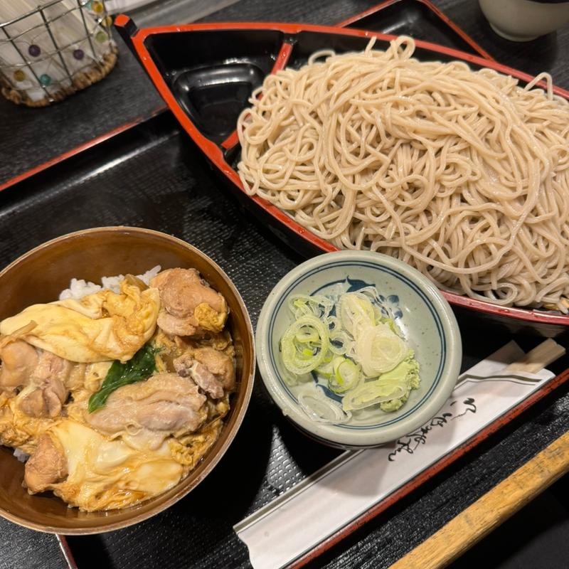 ミニ親子丼セット(そば処寿毛平)