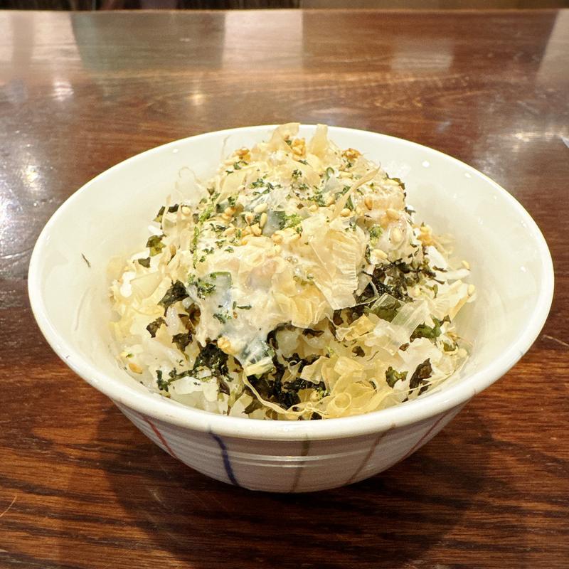 日替飯~にしんのおやこ飯マヨワサビ~( 灼味噌らーめん 八堂八（やどや）)