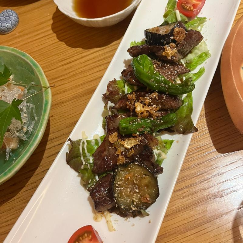 牛ハラミ焼き(和食ダイニング アカリ)