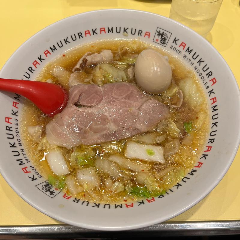 煮玉子ラーメン(どうとんぼり神座 渋谷店)