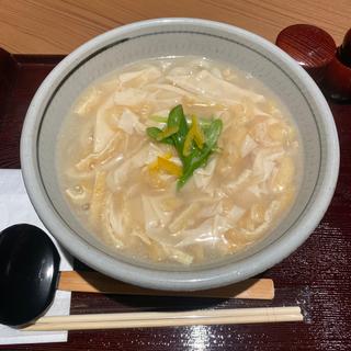 京湯葉づくしのおうどん(京都宇治茶　錦一葉カフェ　千葉ペリエ)
